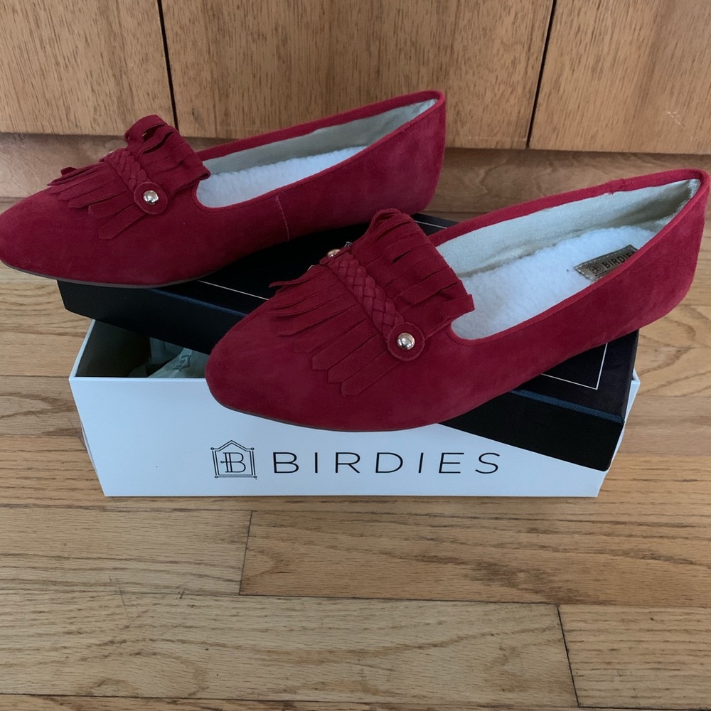 Birdies - red slipper shoes